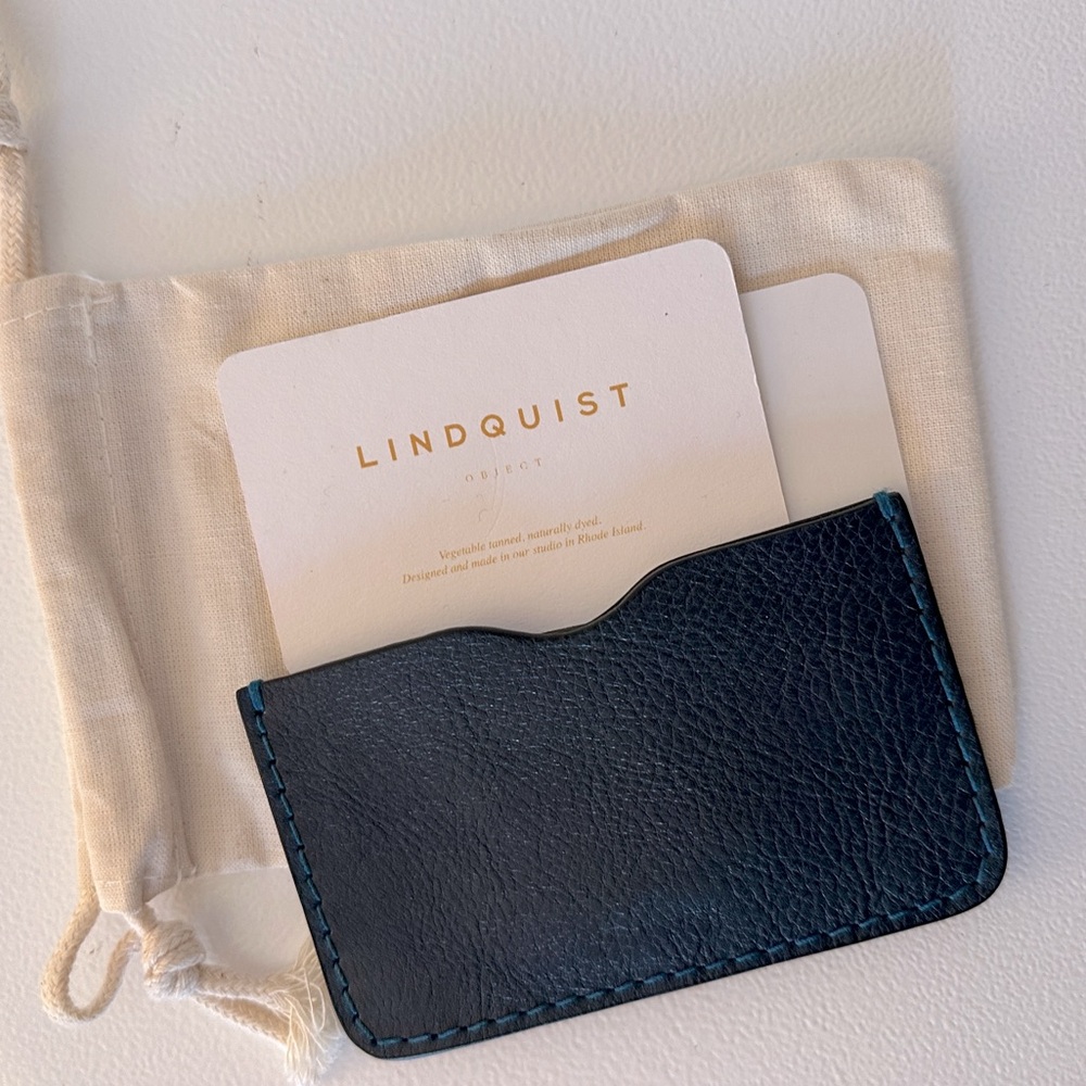 Lindquist Object August Wallet in Tidal Blue
